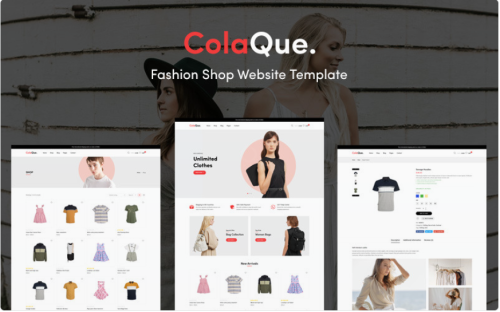 Colaque - Fashion Shop Website Template