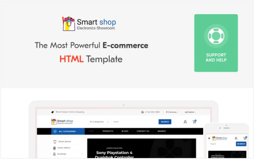 SmartShop Electronic Shop Website Template