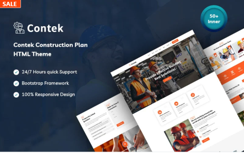 Contek – Construction Plan Website Template