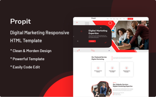 Propit – Digital Marketing Website Template