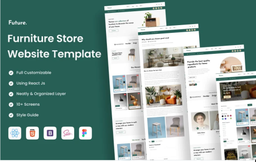 Future - Website Template React for Furniture Store