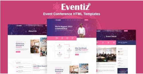 Eventiz - Event Conference HTML Templates