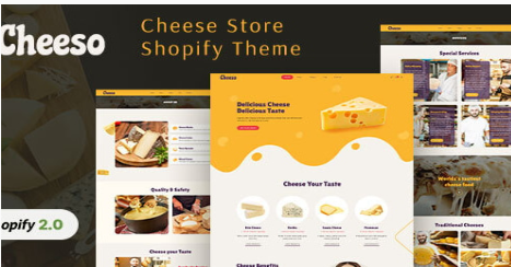 Cheeso | Organic Cheese Products Shopify Store