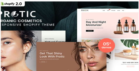 Protic - Organic Cosmetics Shopify Theme