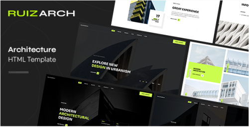 Ruizarch – Architecture HTML Template