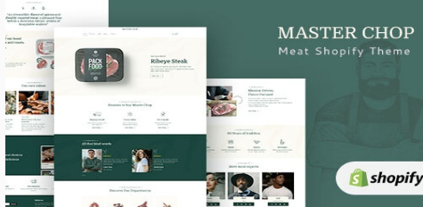 MasterChop - Meat Shop, Food Delivery Shopify