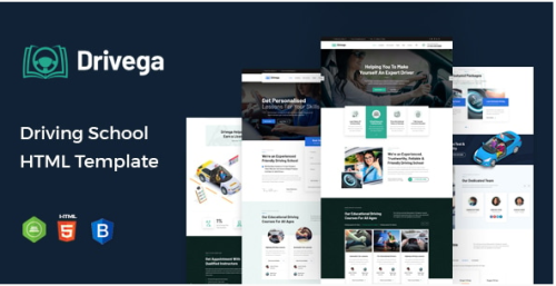 Drivega - Driving School HTML Template