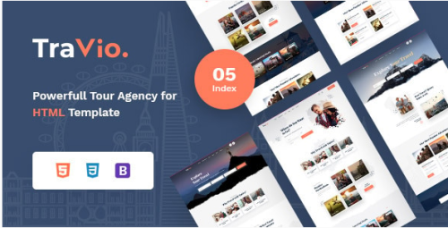 Travio - Tour & Travels Agency Template