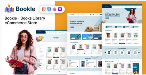 Bookle - Books Library eCommerce Store