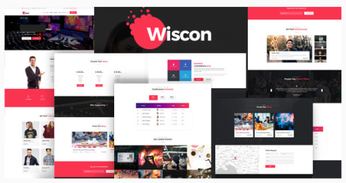 Wiscon - Conference & Event HTML Template