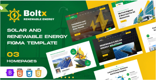 Boltx - Solar Energy and Renewable Energy HTML Template