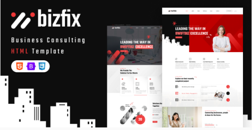 Bizfix- Business Consulting HTML Template