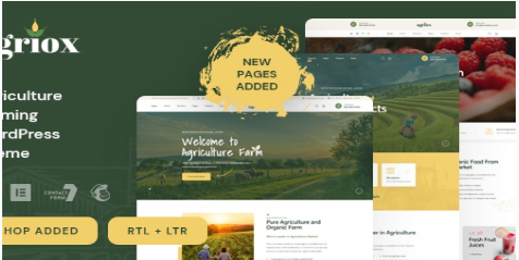 Agriox - Agriculture Farming WordPress Theme 1.2.1