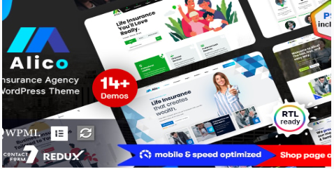 Alico - Insurance WordPress Theme 1.1.8