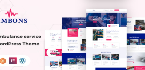 Ambons - Ambulance Service WordPress Theme 1.5