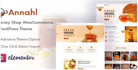 Annahl - Organic & Honey Shop WordPress Theme 2.0.4