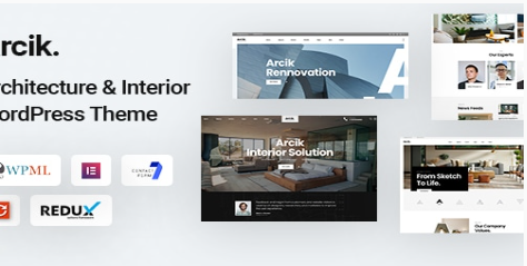 Arcik - Architecture WordPress Theme  1.0.1