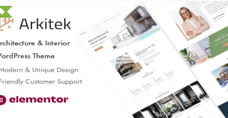 Arkitek - Architecture & Interior WordPress Theme 2.0.2