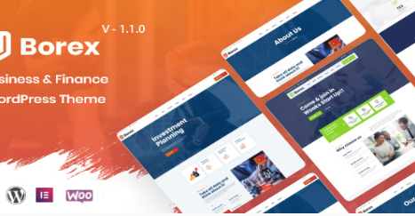 Borex - Business And Finance WordPress Theme 1.1.4