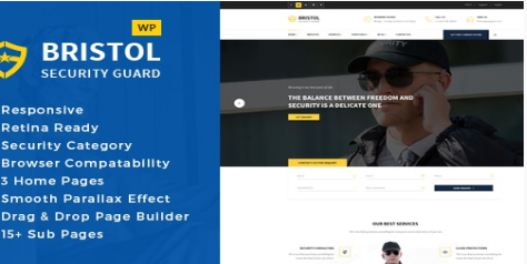Bristol - Security & Guarding Services WordPress Theme 2.6