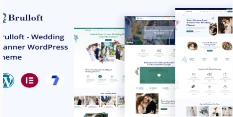 Brulloft – Wedding Planner WordPress Theme 1.0.2