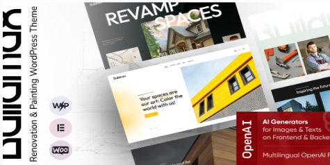 BuildMax - Renovation & Painting WordPress Theme  1.0