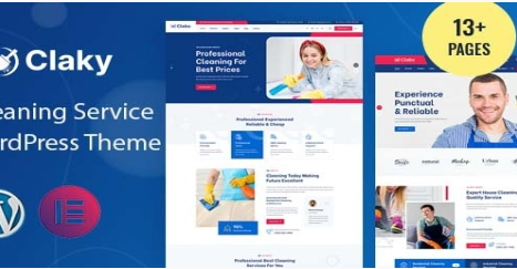Claky - Cleaning Services WordPress Theme 1.0.3
