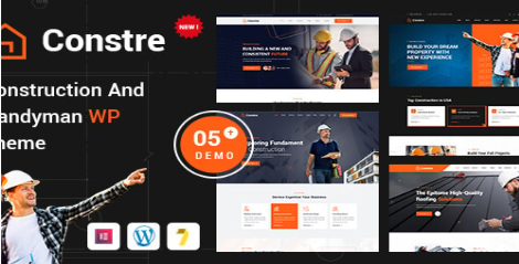 Constre - Construction & Handyman Service WP Theme  1.0