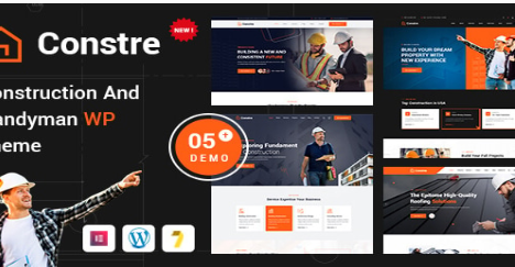 Constre - Construction & Handyman Service WP Theme 1.0