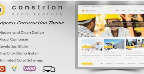 Constrion - Construction and Builder WP Theme 1.0