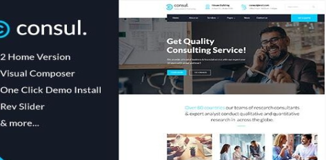 Consul - Professional Services WordPress Theme  1.0.1