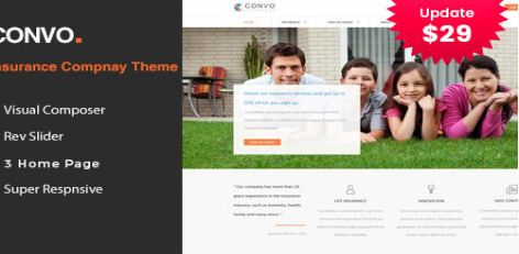 Convo - WP Theme for Business And Insurance 2.0