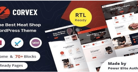 Corvex - Butcher & Meat Shop WordPress Theme  1.0