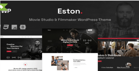 Eston - Movie Studio & Filmmaker WordPress Theme  1.0