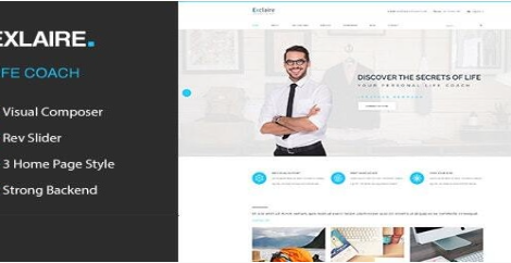 Exclaire – Personal Development Coach WP Theme 1.7