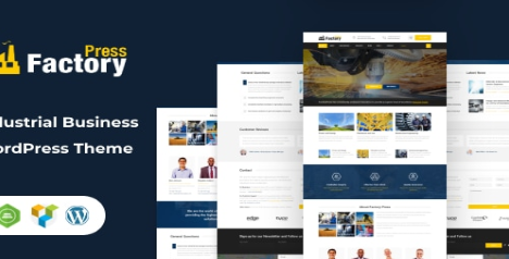 FactoryPress - Factory & Industry WordPress Theme 2.8