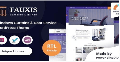 Fauxis - Windows Curtains WordPress Theme  1.0