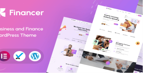 Financer - Business and Finance WordPress Theme   1.0