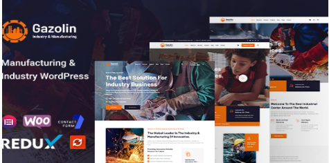 Gazolin - Industry & Factory WordPress Theme 1.0
