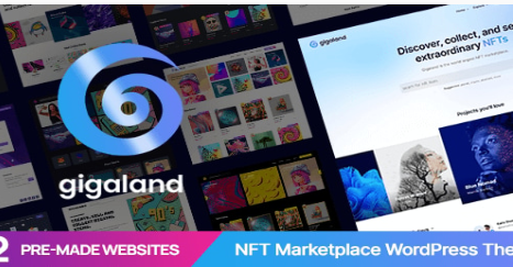Gigaland - NFT Marketplace WordPress Theme  1.0