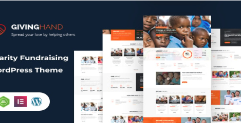 Giving hand - Charity/Fundraising WordPress Theme 2.0