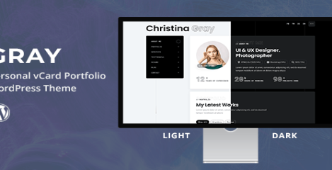 Gray - Personal Portfolio WordPress Theme  1.0