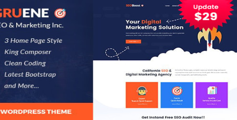 Gruene - Digital Marketing WordPress Theme 2.6
