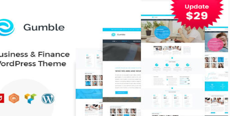 Gumble - Business and Finance WordPress Theme 2.1