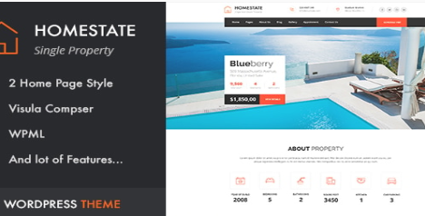 HOME STATE - Single Property WordPress Theme  1.0.1