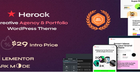 Herock - Agency & Portfolio WordPress Theme