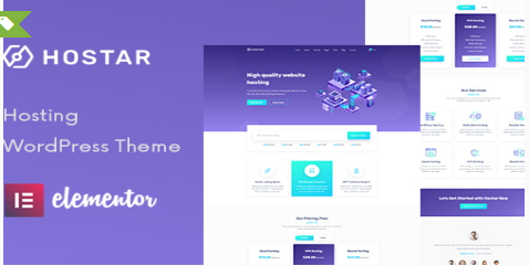 Hostar - Web Hosting WordPress Theme 2.0.4