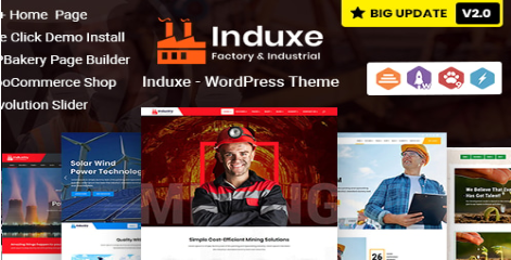 Induxe - Industry & Manufacturing WordPress Theme 1.0