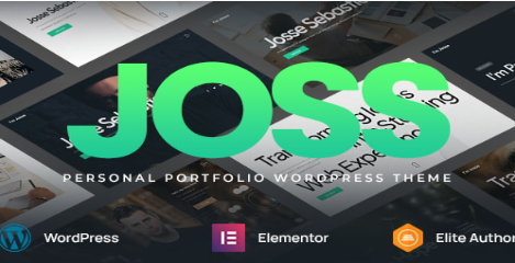 Joss - Personal Portfolio WordPress Theme