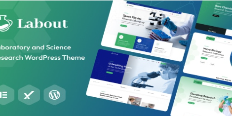 Labout – Laboratory & Research WordPress Theme  1.0